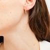 Thumbnail Image 1 of Diamond-Cut Twist 15.0mm Hoop Earrings in Hollow 14K Two-Tone Gold