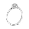 Thumbnail Image 3 of 1/4 CT. T.W. Diamond Frame Ring in 10K White Gold