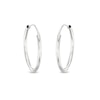 Thumbnail Image 0 of Endless 14.0mm Hoop Earrings in Hollow 14K White Gold