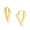 Thumbnail Image 0 of Triangle-Shaped Hoop Earrings in 14K Gold