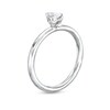 Thumbnail Image 3 of 1/2 CT. Pear-Shaped Diamond Solitaire Ring in 14K White Gold (I/I2)