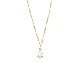 1/2 CT. Pear-Shaped Diamond Solitaire Pendant in 14K Gold (I/I2)