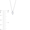 Thumbnail Image 3 of 1/2 CT. Marquise Diamond Solitaire Pendant in 14K White Gold (I/I2)