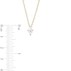 Thumbnail Image 3 of 1/2 CT. Marquise Diamond Solitaire Pendant in 14K Gold (I/I2)
