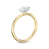 Thumbnail Image 2 of 1/2 CT. Marquise Diamond Sideways Solitaire Ring in 14K Two-Tone Gold (I/I2)