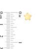Thumbnail Image 3 of Rounded Star Stud Earrings in 14K Gold