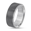 Thumbnail Image 2 of Men’s 8.0mm Brushed Engravable Wedding Band in Tantalum (1 Line) - Size 10