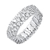 Thumbnail Image 2 of 2-1/2 CT. T.W. Diamond Multi-Row Stretch Ring in 10K White Gold