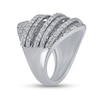 Thumbnail Image 2 of 3 CT. T.W. Diamond Orbit Dome Ring in 10K White Gold