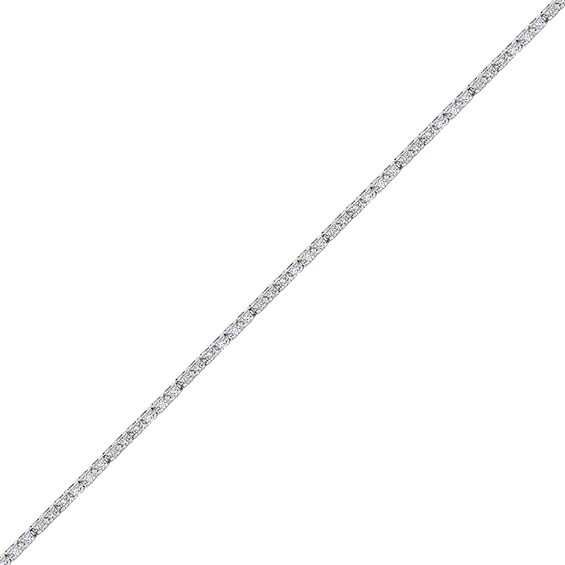 1/2 CT. T.w. Diamond Tennis-Style Bar Bracelet in 10K White Gold