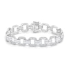 Thumbnail Image 1 of 5 CT. T.W. Diamond Open Link Bracelet in 10K White Gold