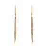 Thumbnail Image 2 of 3/8 CT. T.W. Diamond Elongated Spike Drop Earrings in 10K Gold