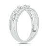 Thumbnail Image 2 of 1/3 CT. T.W. Diamond Edge Hexagon Station Band in 10K White Gold