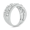 Thumbnail Image 2 of 3/4 CT. T.W. Diamond Edge Hexagon Pattern Band in 10K White Gold