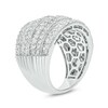 Thumbnail Image 2 of 1-7/8 CT. T.W. Baguette Diamond Colosseum Multi-Row Band in 10K White Gold