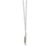 Thumbnail Image 3 of 1/4 CT. T.W. Diamond Frame "HOPE" Necklace in Sterling Silver and 14K Gold Plate