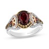Thumbnail Image 1 of Collector's Edition Enchanted Disney The Little Mermaid Multi-Gemstone and Diamond Indira Ring in Sterling Silver
