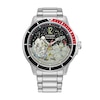 Thumbnail Image 0 of Men's Citizen Eco-Drive® Disney Astronaut Mickey Silver-Tone Watch (Model: AW1709-54W)