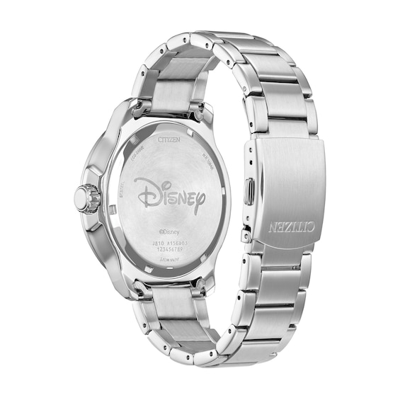 Men's Citizen Eco-Drive® Disney Astronaut Mickey Silver-Tone Watch (Model: Aw1709-54W)