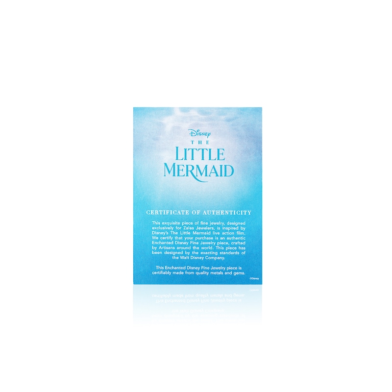 Main Image 5 of Collector's Edition Enchanted Disney The Little Mermaid Multi-Gemstone and Diamond Mala Ring in Sterling Silver