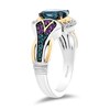 Thumbnail Image 2 of Collector's Edition Enchanted Disney The Little Mermaid Multi-Gemstone and Diamond Tamika Ring in Sterling Silver