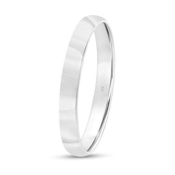 3.0mm Engravable Low Dome Comfort Fit Wedding Band in 14K Gold (1 Line