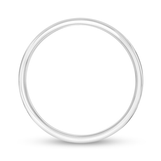 3.0mm Engravable Low Dome Comfort Fit Wedding Band in 14K Gold (1 Line