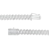 Thumbnail Image 2 of Men's 4 CT. T.W. Diamond Squared Curb Chain Bracelet in 10K White Gold - 8.5"