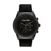 Thumbnail Image 1 of Men's Calvin Klein Black Leather Strap Chronograph Watch (Model: 25200298)