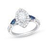 Thumbnail Image 1 of TRUE Lab-Grown Diamonds by Vera Wang Love 1-1/2 CT. T.W. Marquise Frame Engagement Ring in 14K White Gold (F/VS2)