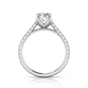 Thumbnail Image 4 of Sideways 1 CT. T.W. Oval Diamond Engagement Ring in 14K White Gold