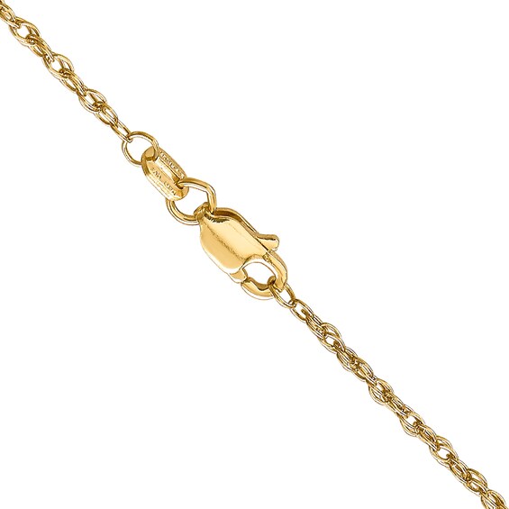 1.3mm Rope Chain Necklace in 18K Gold