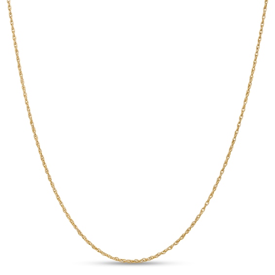 1.3mm Rope Chain Necklace in 18K Gold - 20"