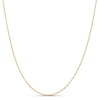 1.1mm Singapore Chain Necklace in 18K Gold - 20"