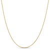 Thumbnail Image 1 of 1.0mm Diamond-Cut Spiga Chain Necklace in 18K Gold - 18"
