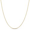 Thumbnail Image 0 of 1.0mm Diamond-Cut Spiga Chain Necklace in 18K Gold - 18"