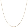 Thumbnail Image 1 of 1.0mm Diamond-Cut Spiga Chain Necklace in 18K Gold - 24"