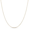 Thumbnail Image 0 of 1.0mm Diamond-Cut Spiga Chain Necklace in 18K Gold - 24"