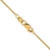 Thumbnail Image 3 of 1.0mm Diamond-Cut Spiga Chain Necklace in 18K Gold - 24"