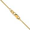 Thumbnail Image 2 of 1.0mm Diamond-Cut Spiga Chain Necklace in 18K Gold - 24"