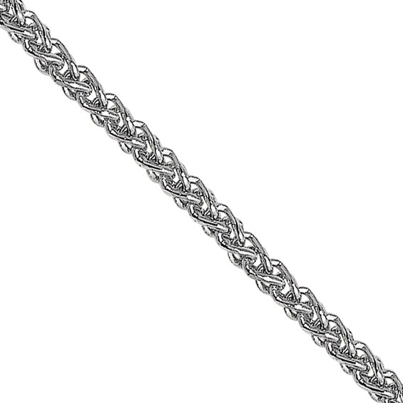 1.0mm Diamond-Cut Spiga Chain Necklace in 18K Gold