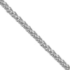 Thumbnail Image 2 of 1.0mm Diamond-Cut Spiga Chain Necklace in 18K White Gold - 24"