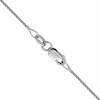 Thumbnail Image 3 of 1.0mm Diamond-Cut Spiga Chain Necklace in 18K White Gold - 24"