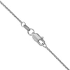 Thumbnail Image 3 of 1.15mm Diamond-Cut Cable Chain Necklace in 18K White Gold - 18"
