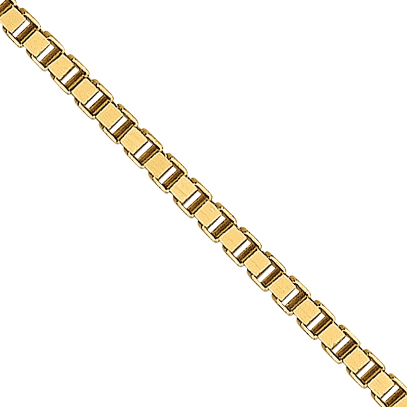 Main Image 2 of 0.7mm Box Chain Necklace in 18K Gold - 24"