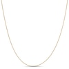 Thumbnail Image 1 of 0.9mm Box Chain Necklace in 18K Gold - 16"