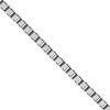 Thumbnail Image 1 of 0.7mm Solid Box Chain Necklace in 18K White Gold - 16"