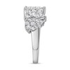 Thumbnail Image 2 of 1 CT. T.W. Marquise and Pear Multi-Diamond Zig-Zag Ring in 10K White Gold