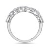 Thumbnail Image 3 of 1 CT. T.W. Marquise and Pear Multi-Diamond Zig-Zag Ring in 10K White Gold