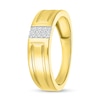 Thumbnail Image 2 of 1/10 CT. T.W. Diamond Linear Double Row Ring in 10K Gold